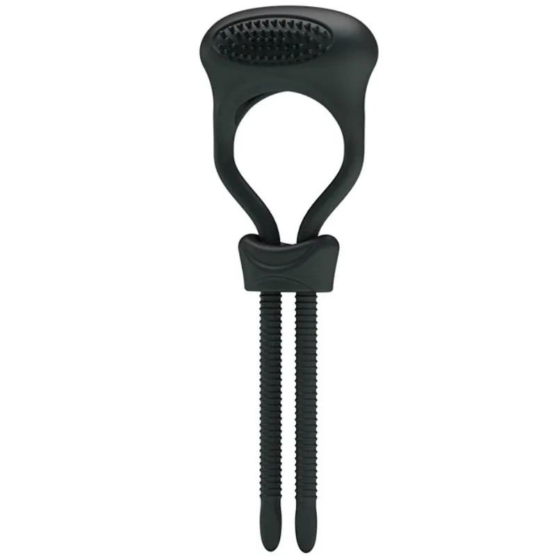 Penis Ring Pretty Love - Curitis Vibrator - Black