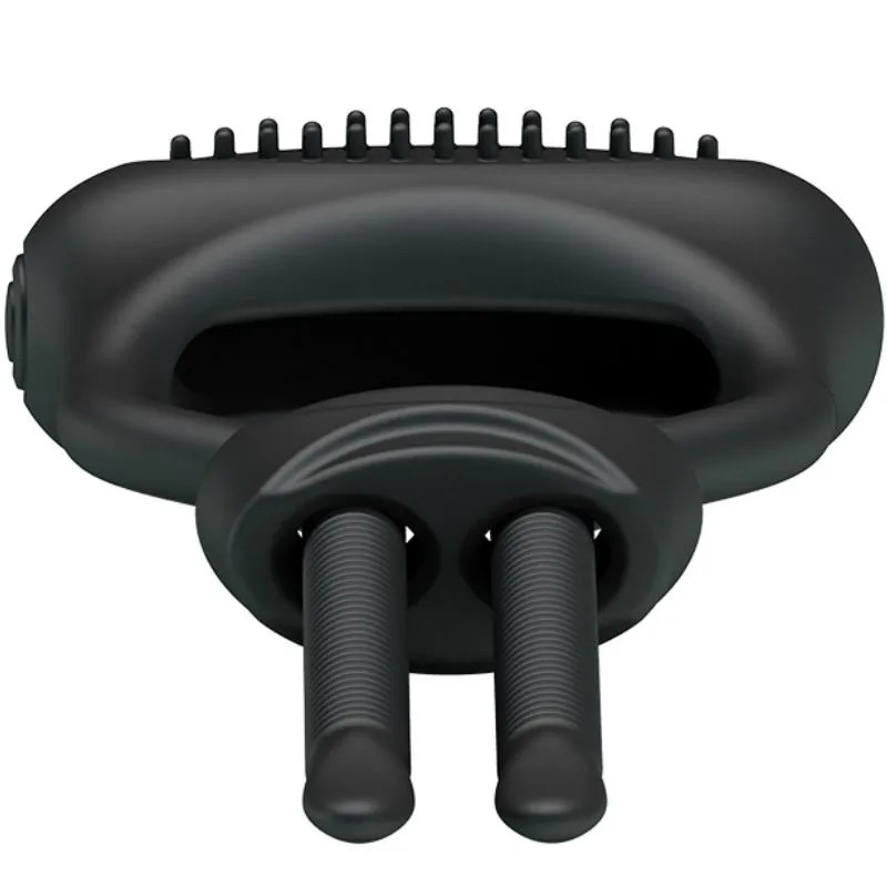 Penis Ring Pretty Love - Curitis Vibrator - Black