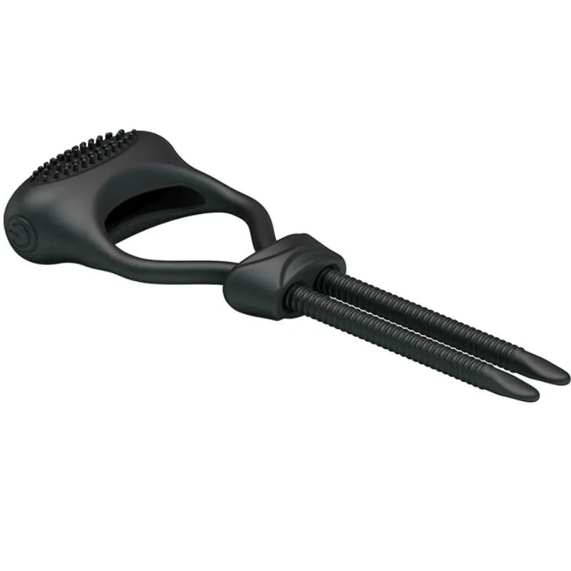 Penis Ring Pretty Love - Curitis Vibrator - Black