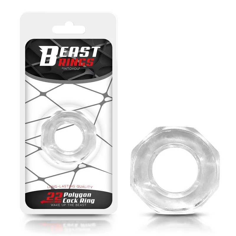 Flexible Penis Ring - Polygon - Clear