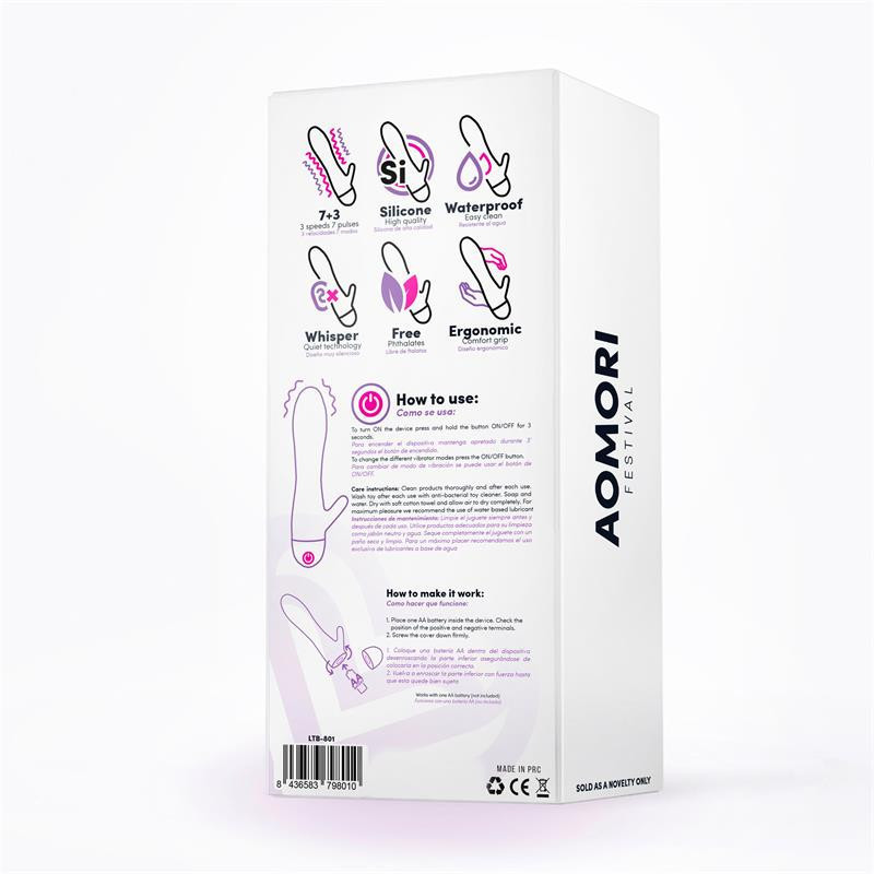 Vibraattori - Aomori Vibe Silicone - violetti