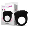 Vibrating Penis Ring & Bullet Latetobed - Black