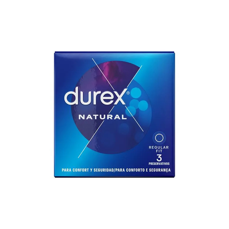 Kondoomid - Durex - Natural - 3 tk