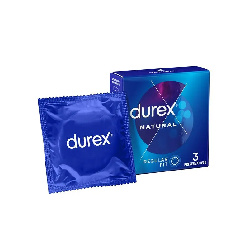 Kondoomid - Durex - Natural - 3 tk