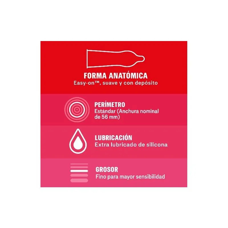 Kondoomid - Durex - Sensitivo Suave - 3 tk