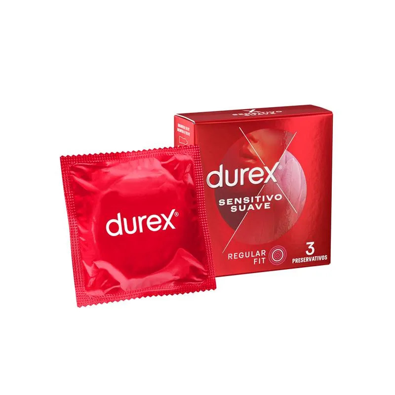 Kondoomid - Durex - Sensitivo Suave - 3 tk