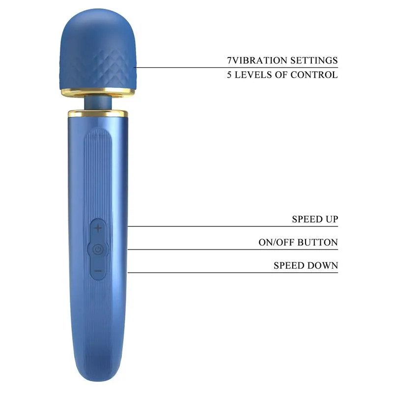 Wand Vibraattori Pretty Love - Blue