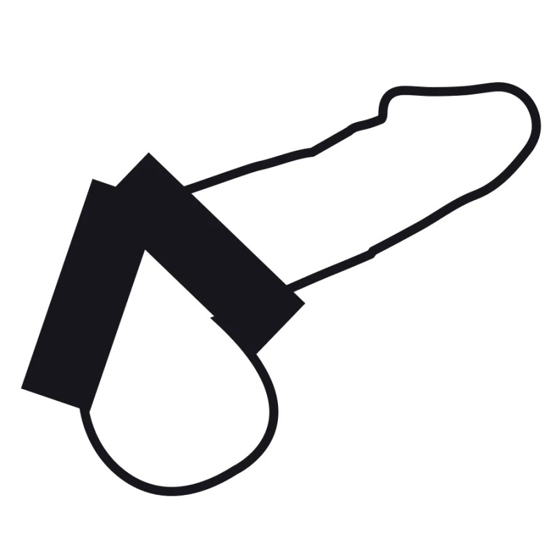 Double Flexible Cock Ring - Black