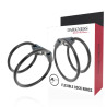 Double Flexible Cock Ring - Black