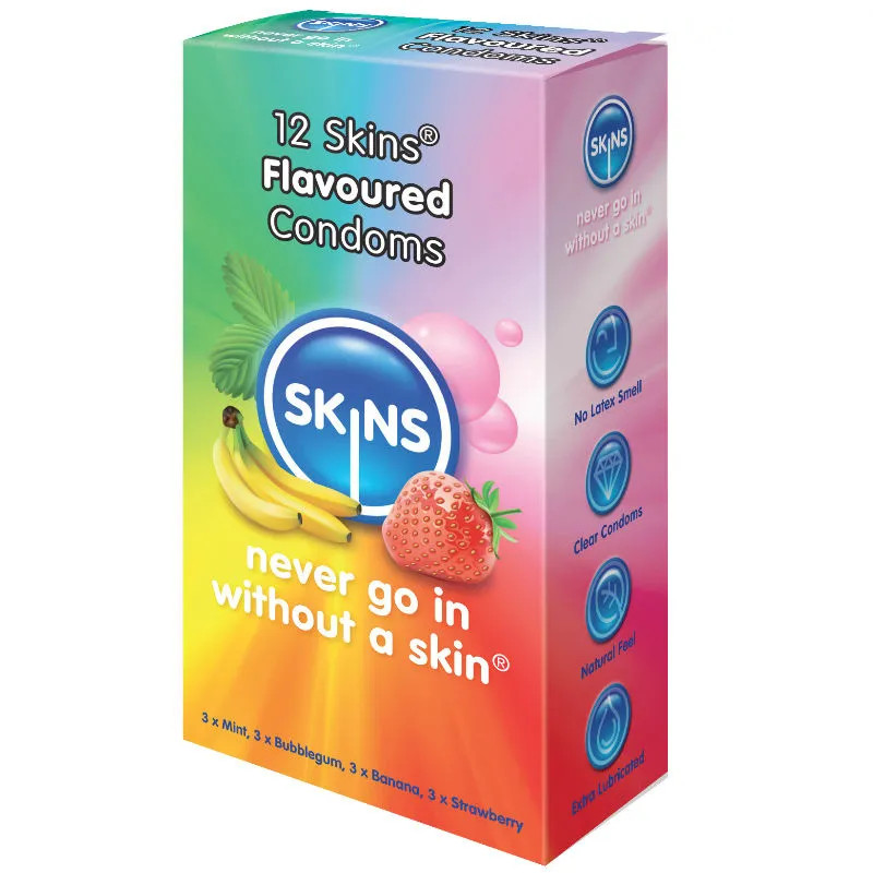 Valikoima Makukondomeja - Skins - 12 kpl