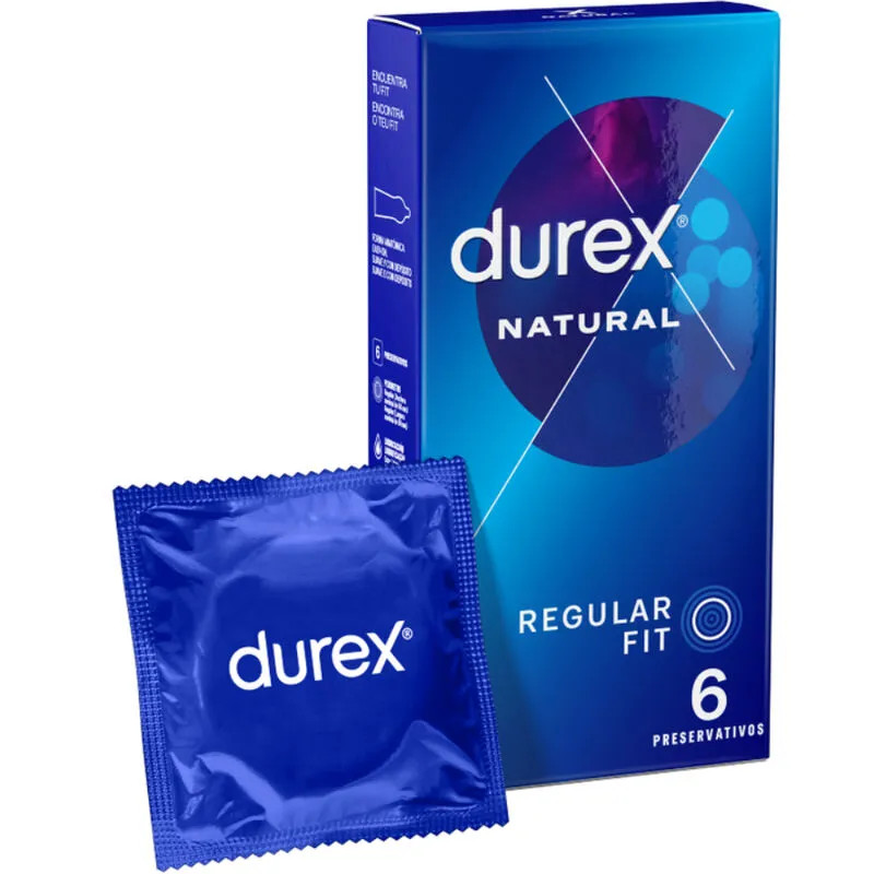 Kondomit - Durex - Natural - 6 kpl