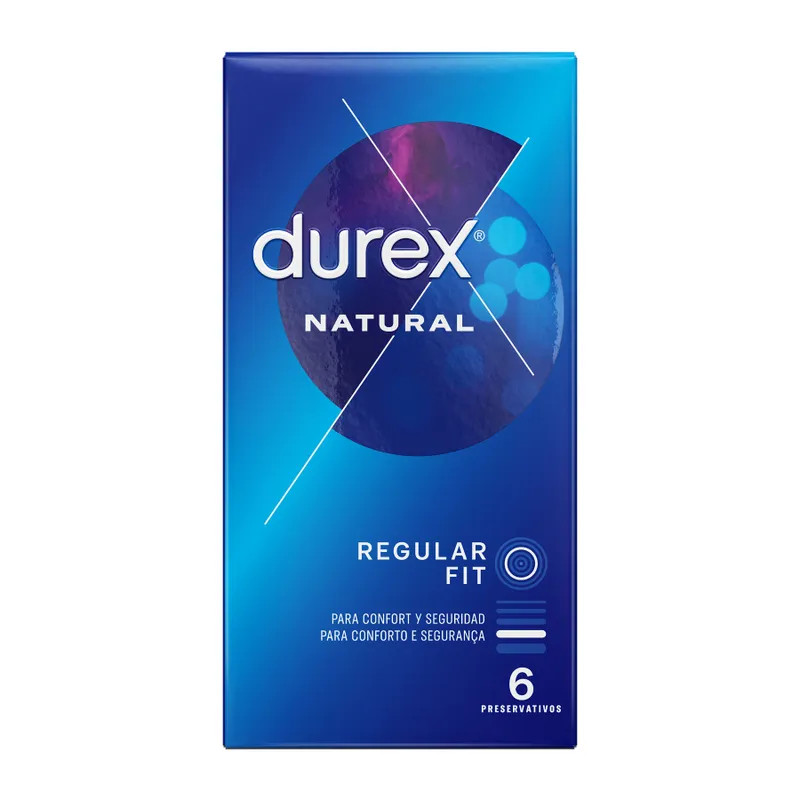 Kondoomid - Durex - Natural - 6 tk