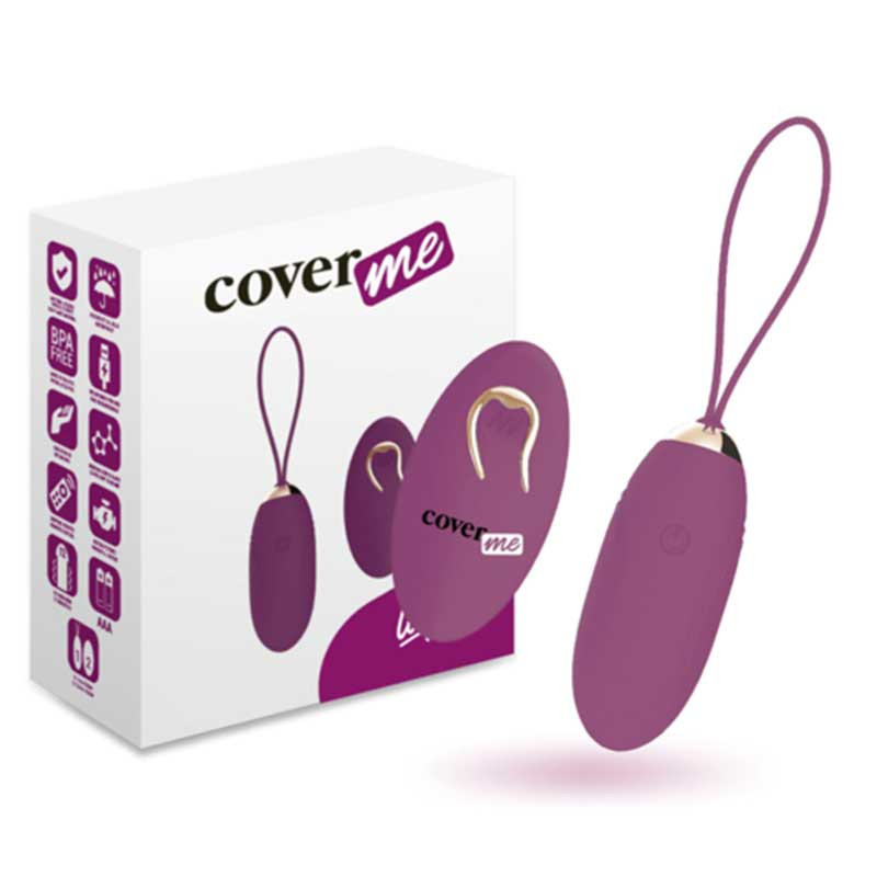 Vibrating Egg - Remote Control - Purple