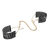 Desir Metallique Metallic Mesh Handcuffs Black