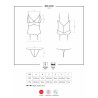 Corset and Thong White Obsessive 810-COR-2 S/