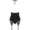 Obsessive korsett "828" Black Corset & Thong