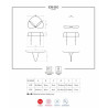 Pesukomplekt Obsessive - 838-SEG-3 - S / M