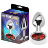 Butt Plug with Jewel Red Rubby