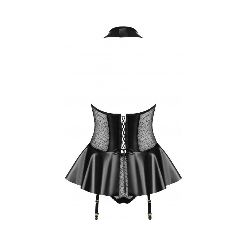 Obsessive Seksikas korsett - 859-COR-1 - Must - S/M