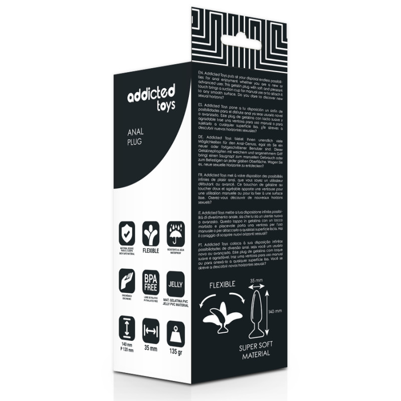Anaaltapp Addicted Toys (13.5x3.5cm)