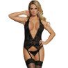 Subblime Floral Laced Corset S/M