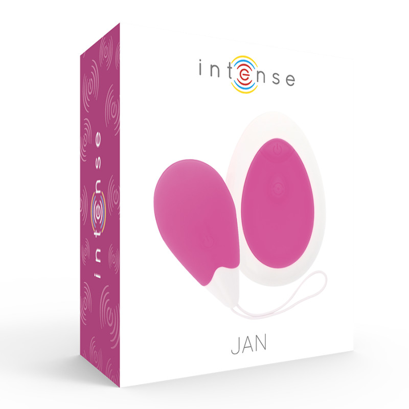Вибрирующее Яйцо с пультом Intense Jan Deep Pink